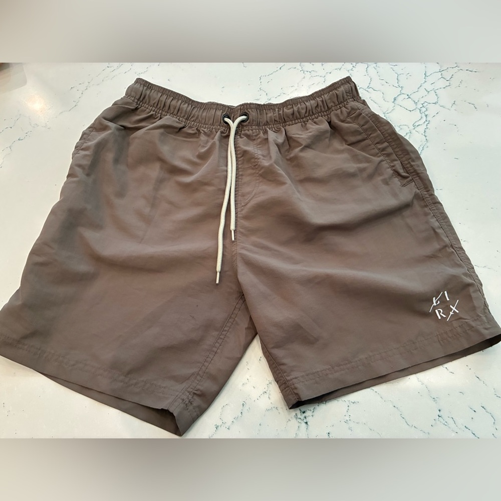 Men's Brown Drawstring Shorts Size M